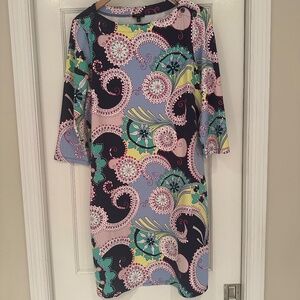 Talbots 3/4 sleeve Floral Dress XLP